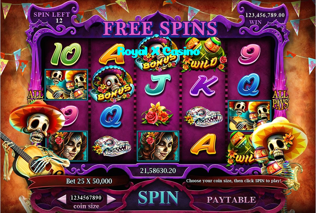 available types of Royal X Casino bet including pre-match live express and system bets
